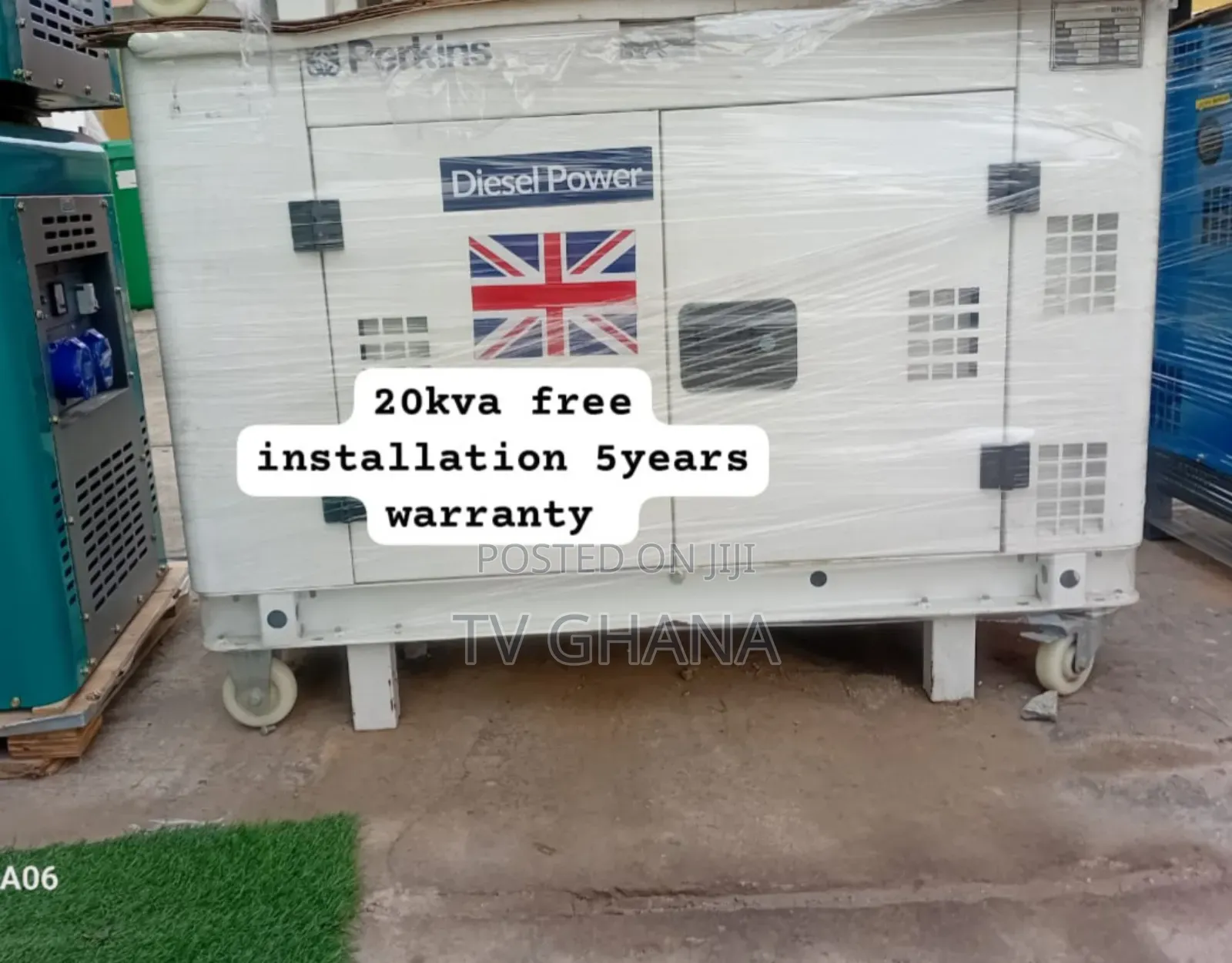 Key Start Smoothness Perkins 20kva Diesel Generator Gen