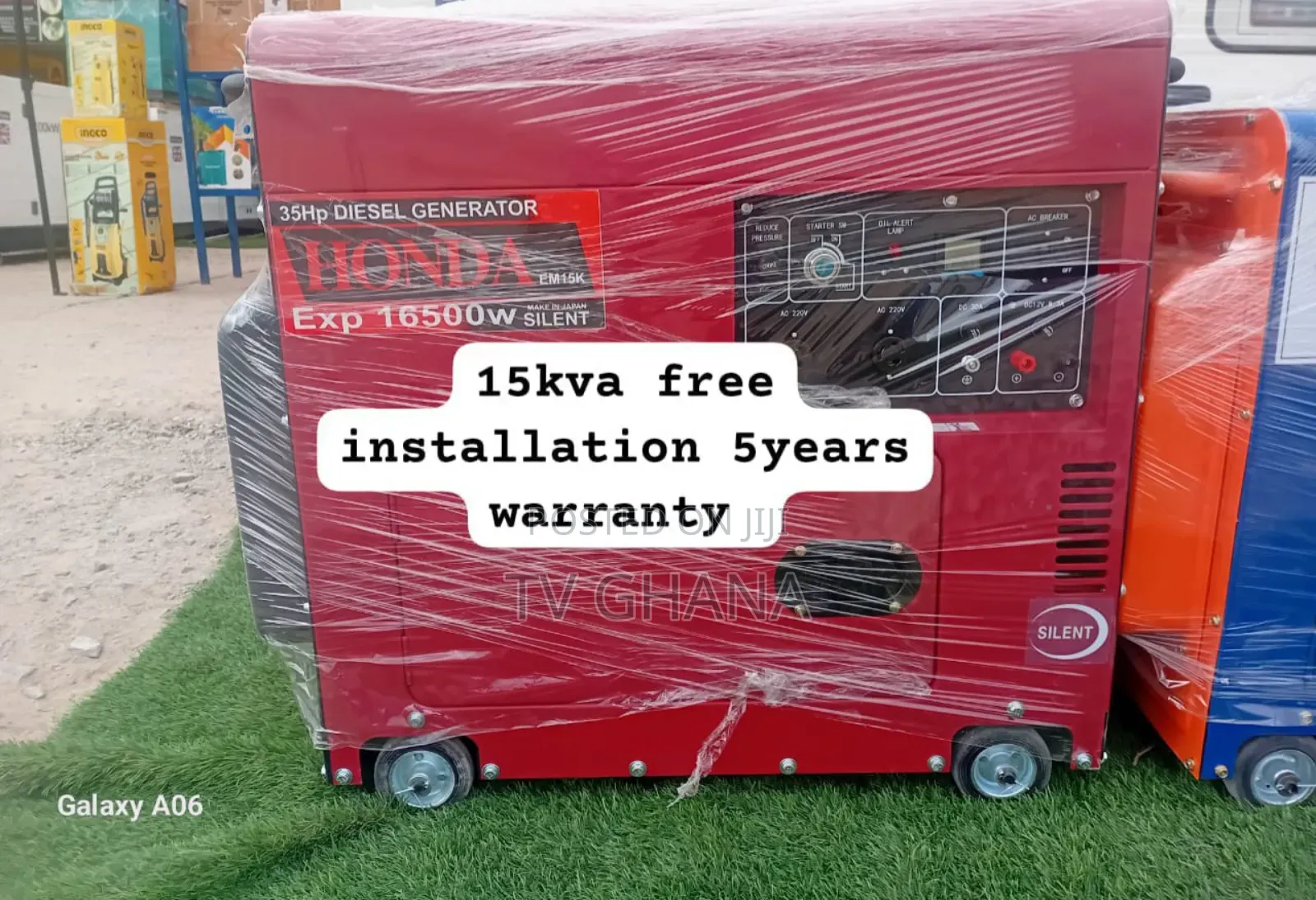 Safe for Electronics Honda 15kva Diesel Generator Diesel