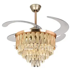 Gold Ceiling Fan With Light