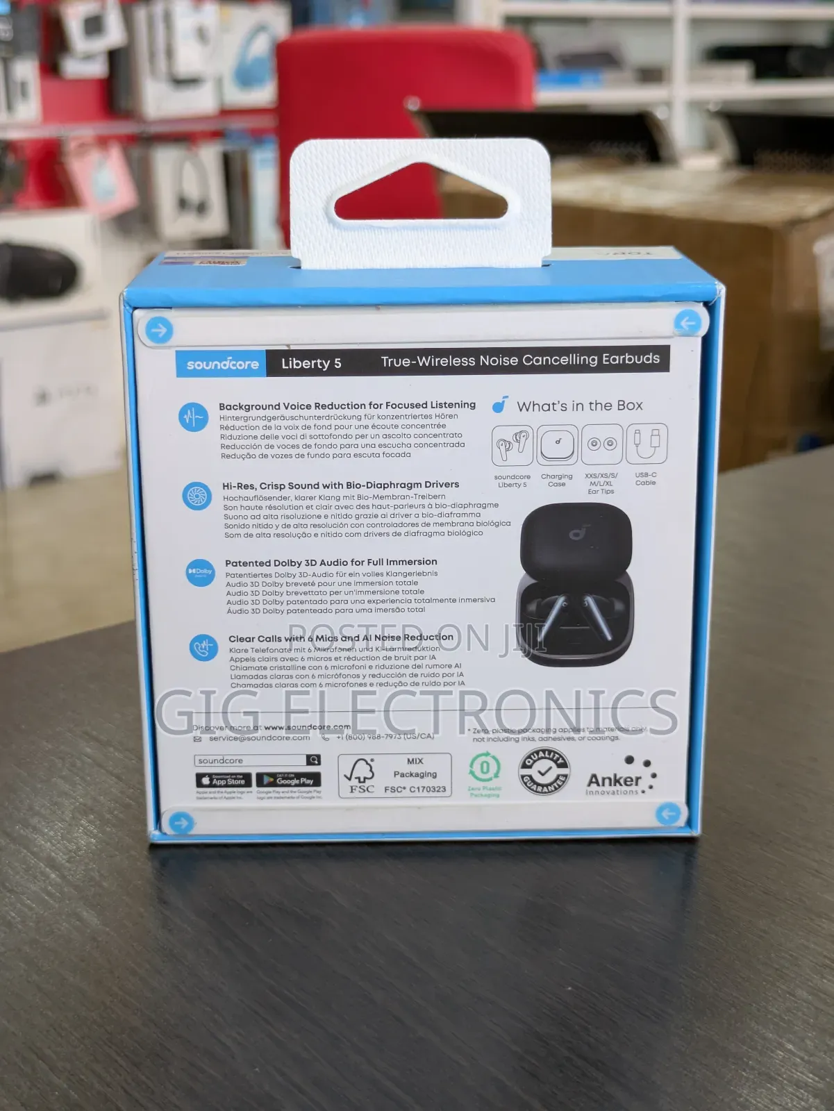 Anker Liberty 5 by Noise-Cancelling Wireless Earbuds