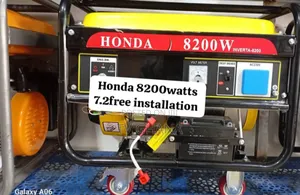Fridge Fan Tv Done Honda 8200watts 7 2 Petrol Gen