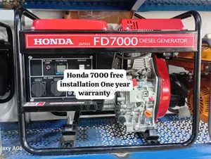 Quiet but Powerful Honds Fd7000 Petrol Generator 10kva