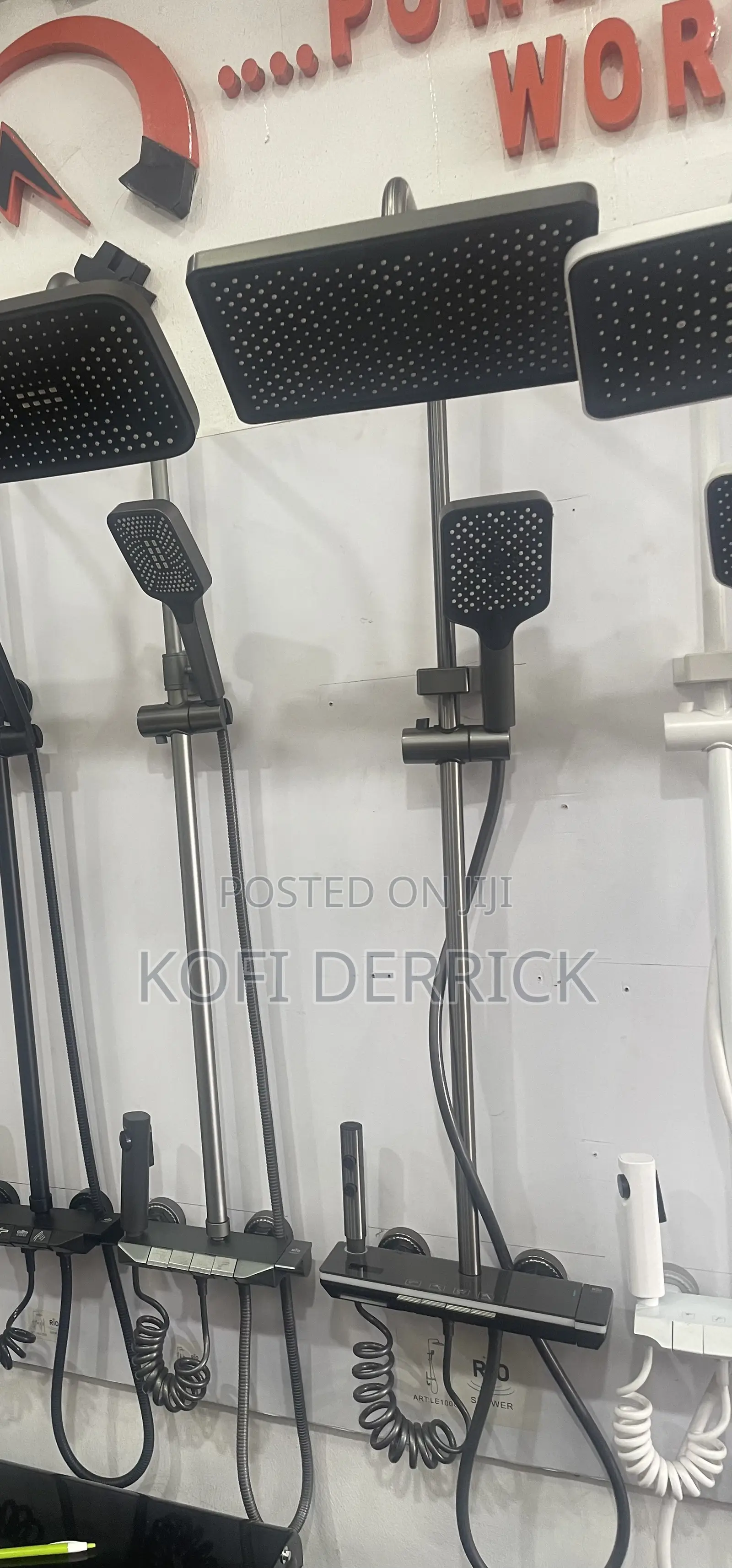 Digital Display Piano Shower Mixer