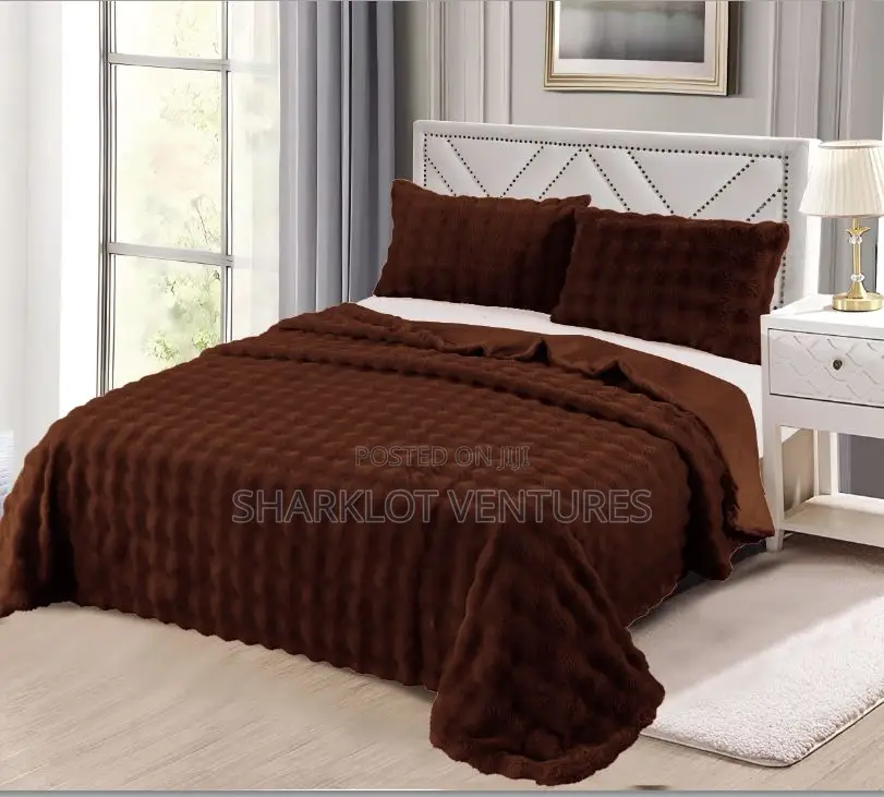 Rabbit Hair (3 Pcs) Set Blankets