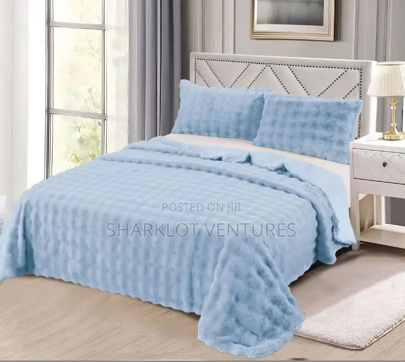 Rabbit Hair (3 Pcs) Set Blankets
