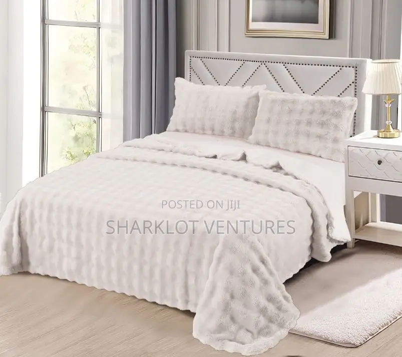 Rabbit Hair (3 Pcs) Set Blankets