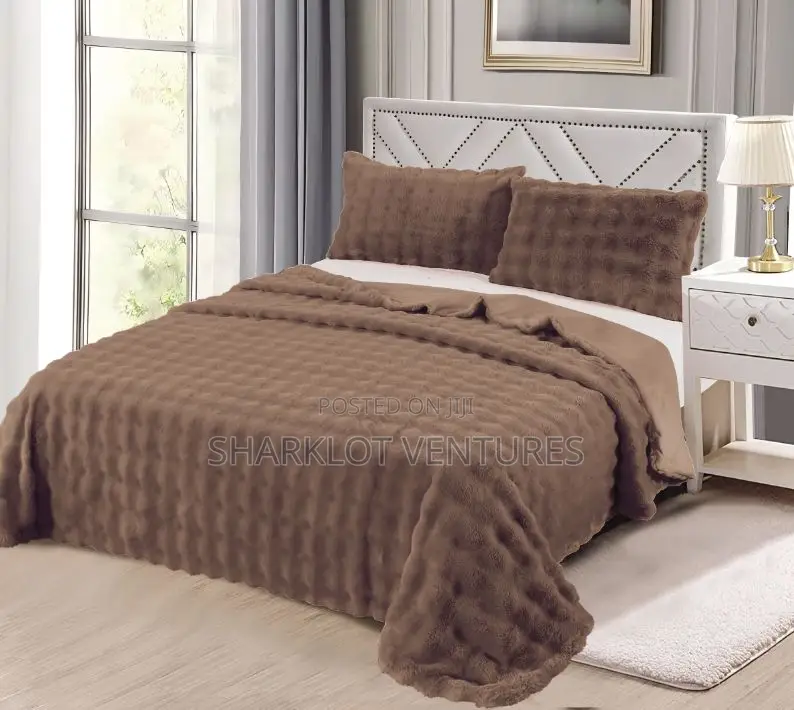 Rabbit Hair (3 Pcs) Set Blankets