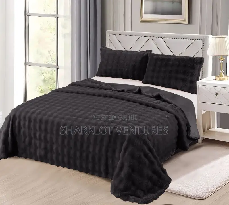 Rabbit Hair (3 Pcs) Set Blankets
