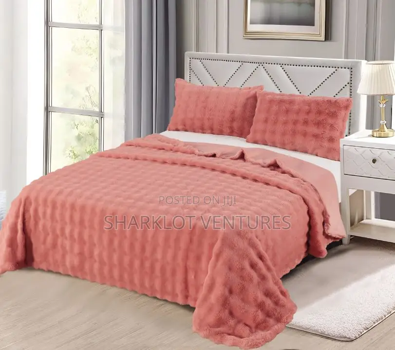 Rabbit Hair (3 Pcs) Set Blankets