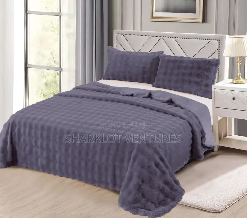 Rabbit Hair (3 Pcs) Set Blankets