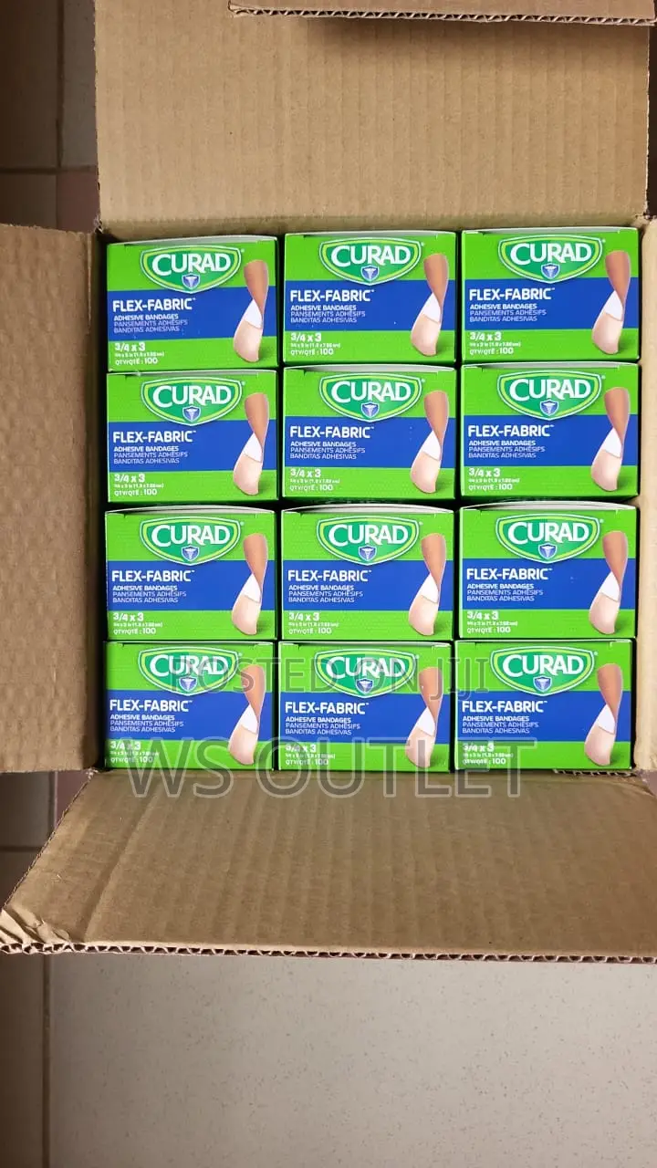 1200pcs of Curad Flex Fabric Adhesive Plaster