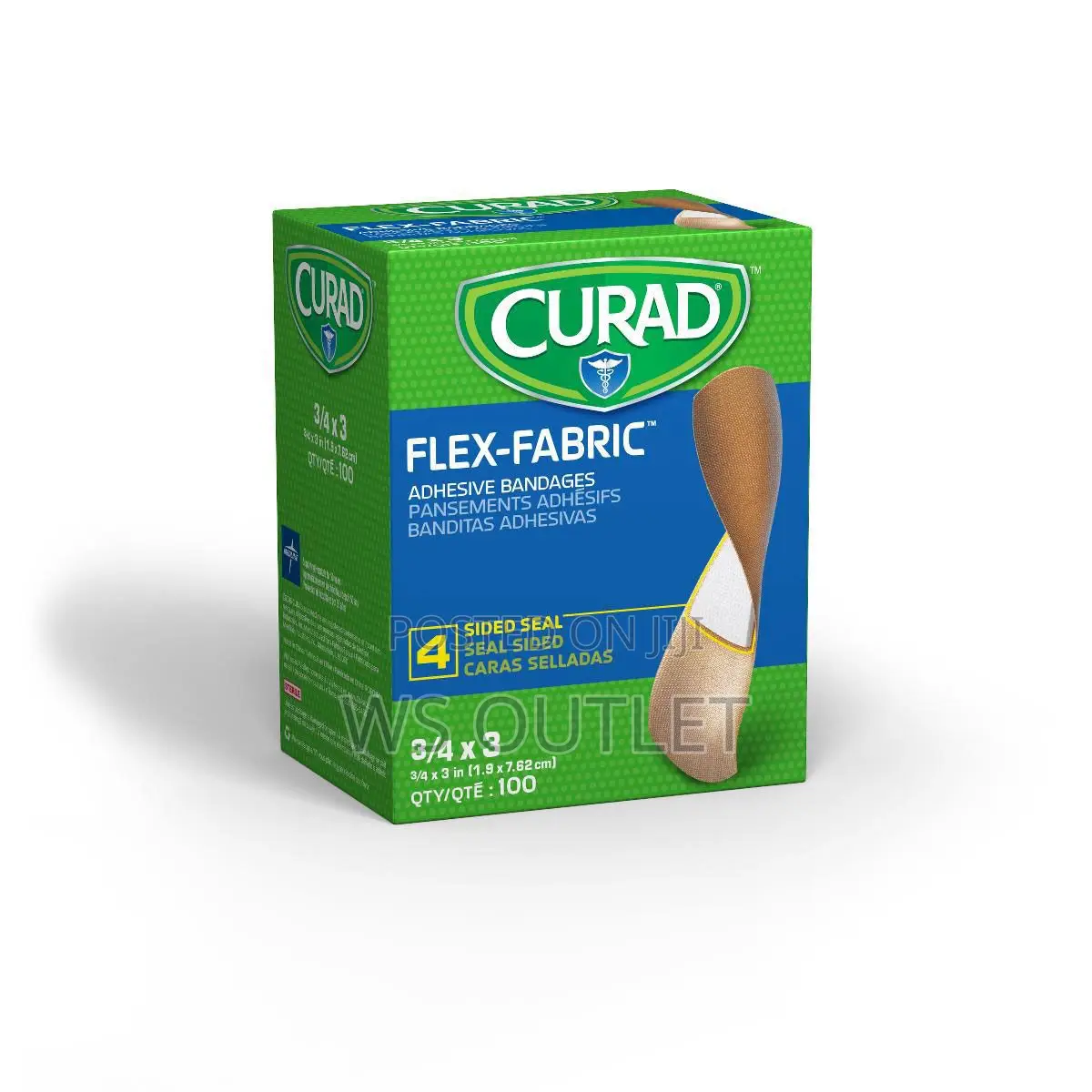 1200pcs of Curad Flex Fabric Adhesive Plaster