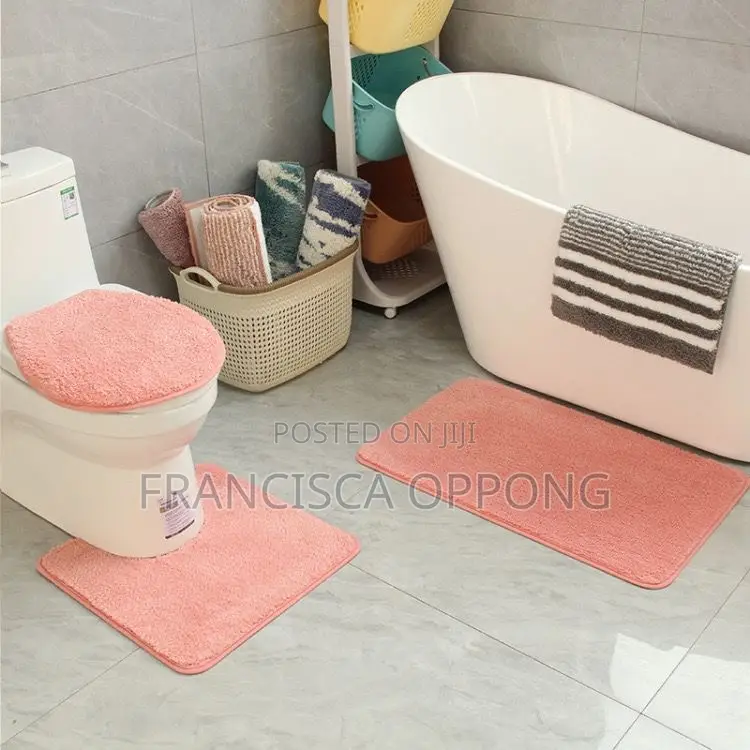 Ultra Soft ,Anti Slip Bathroom Rug(Available in Diff Color)
