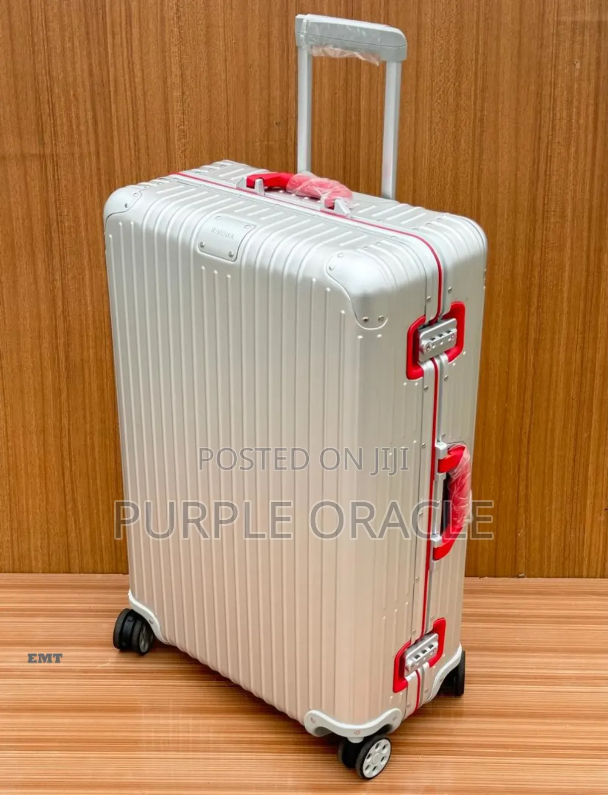 Original Cabin Silver Suitcase.