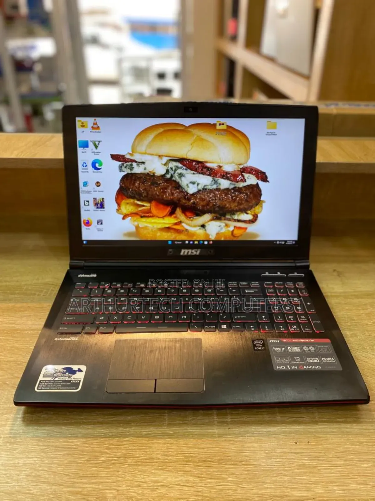 Laptop MSI GE62 2QE Apache 8GB Intel Core i7 HDD 1T