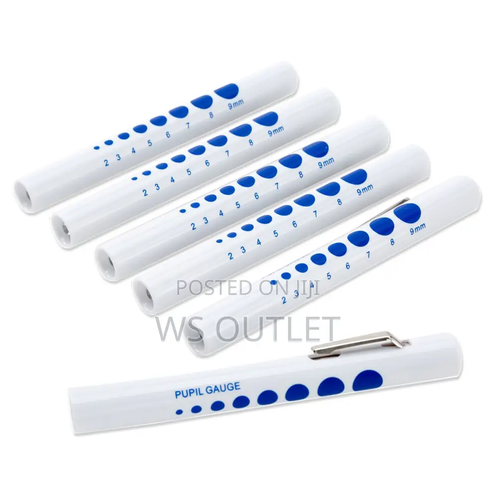 Disposable Medical Penlights With Pupil Gauge