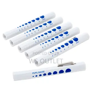 Disposable Medical Penlights With Pupil Gauge