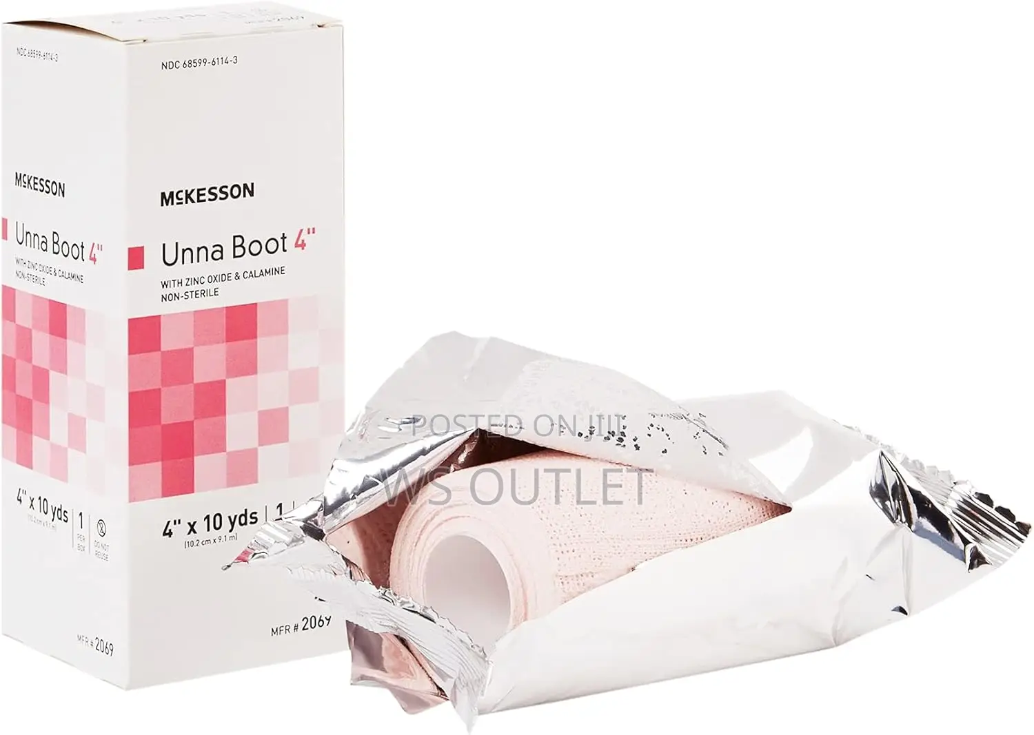 McKesson Unna Boot 4"X10 Yards 1 Each by McKesson