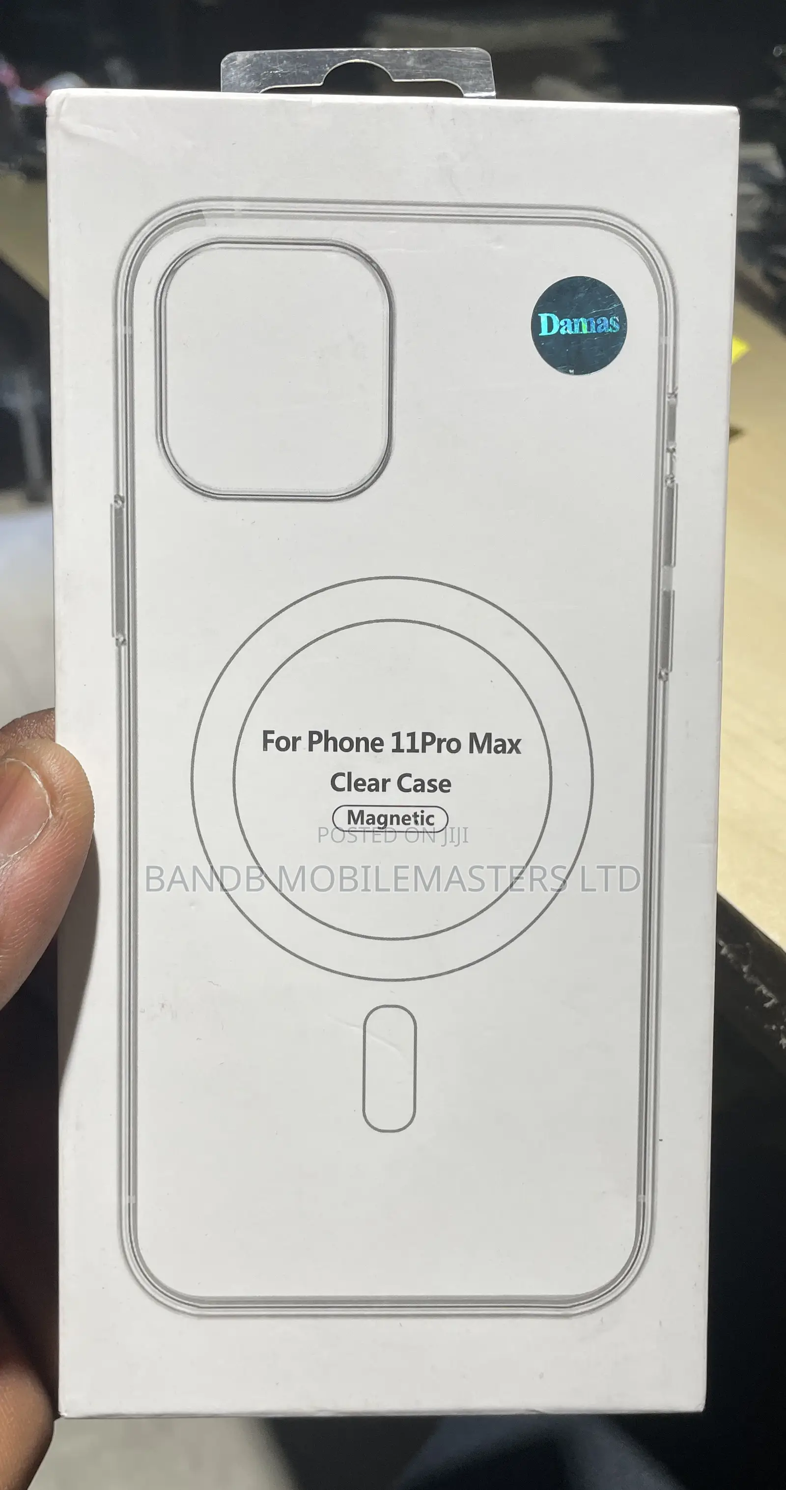 iPhone and Samsung Clear Case Magnetic