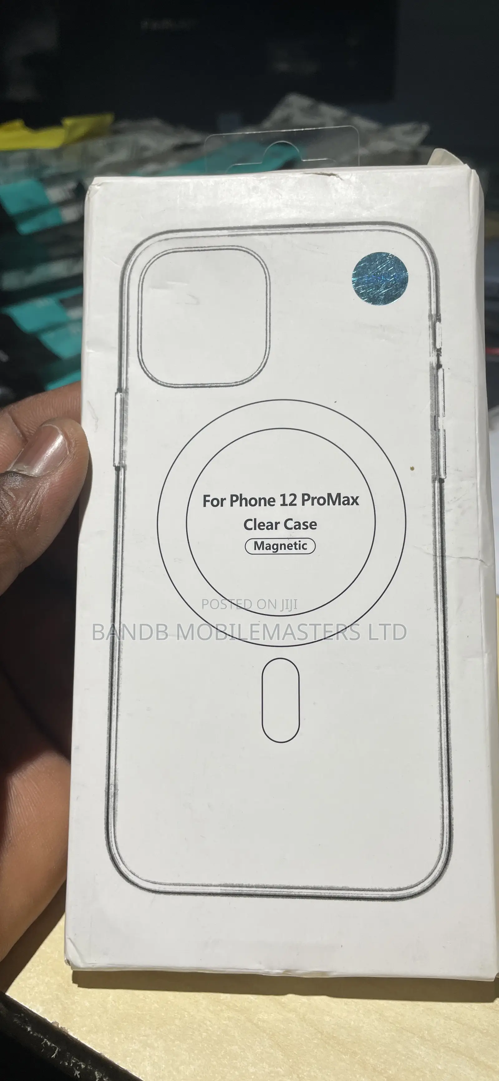 iPhone and Samsung Clear Case Magnetic