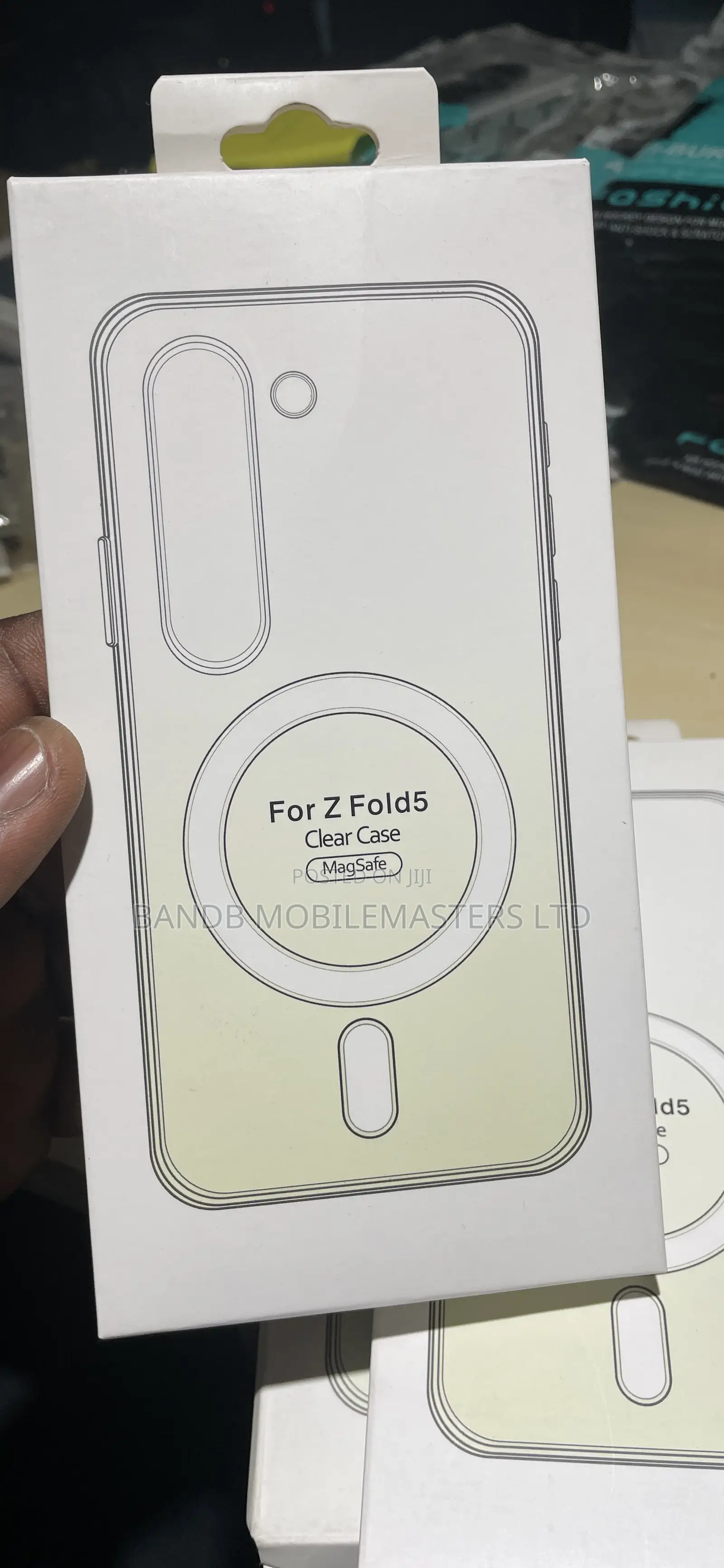 iPhone and Samsung Clear Case Magnetic