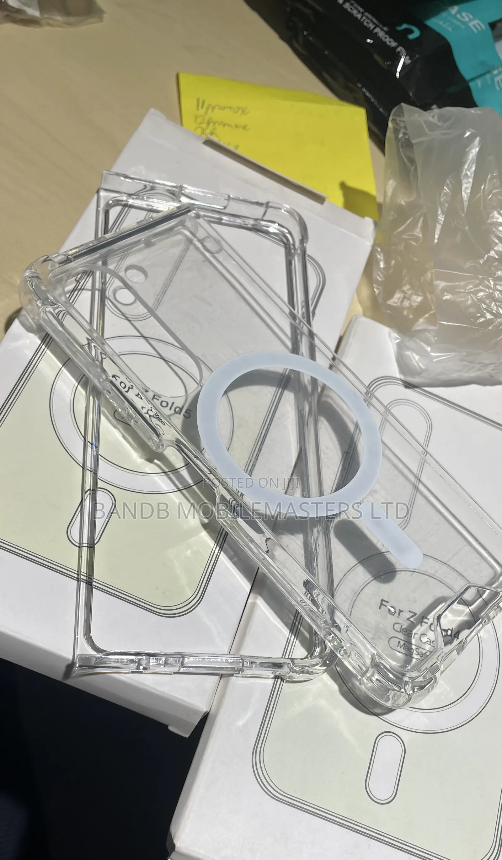 iPhone and Samsung Clear Case Magnetic