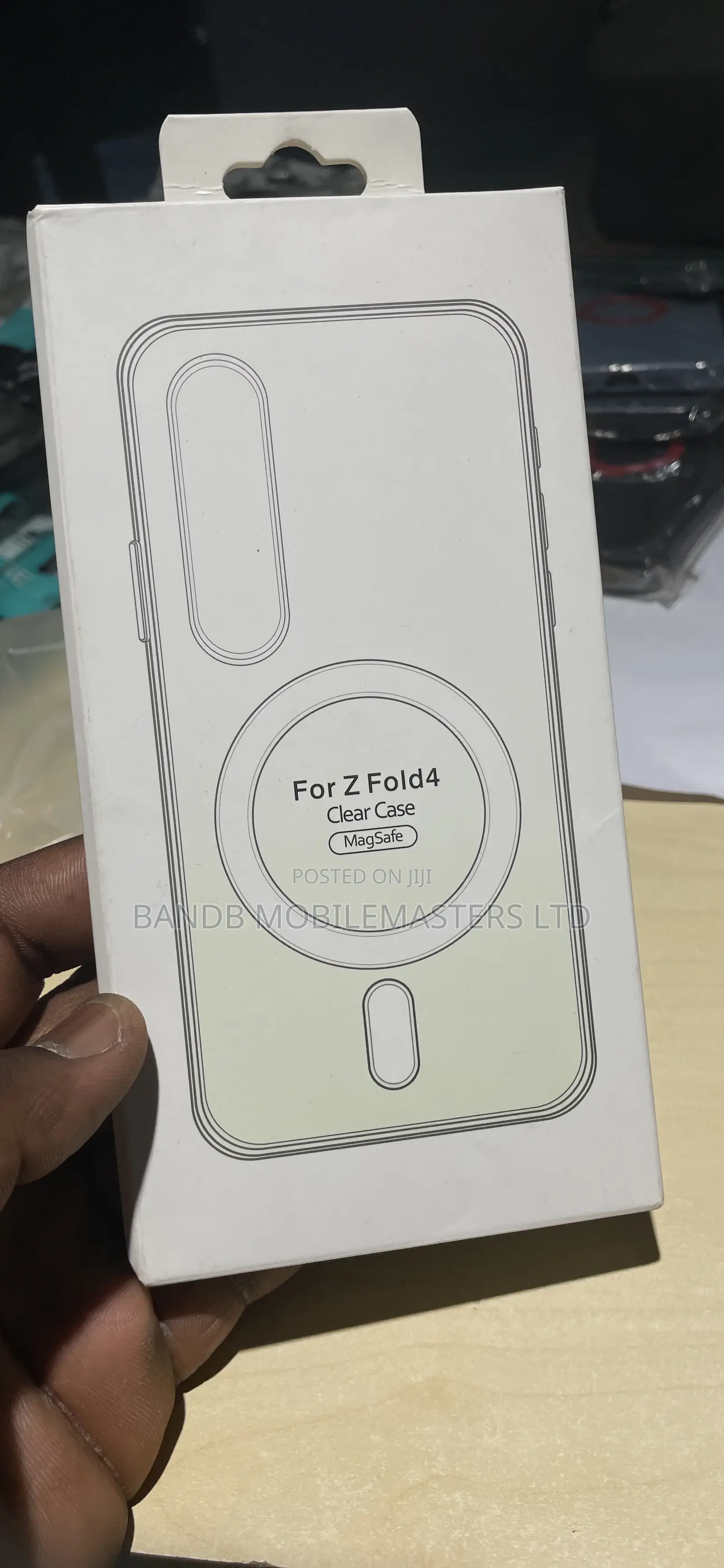 iPhone and Samsung Clear Case Magnetic