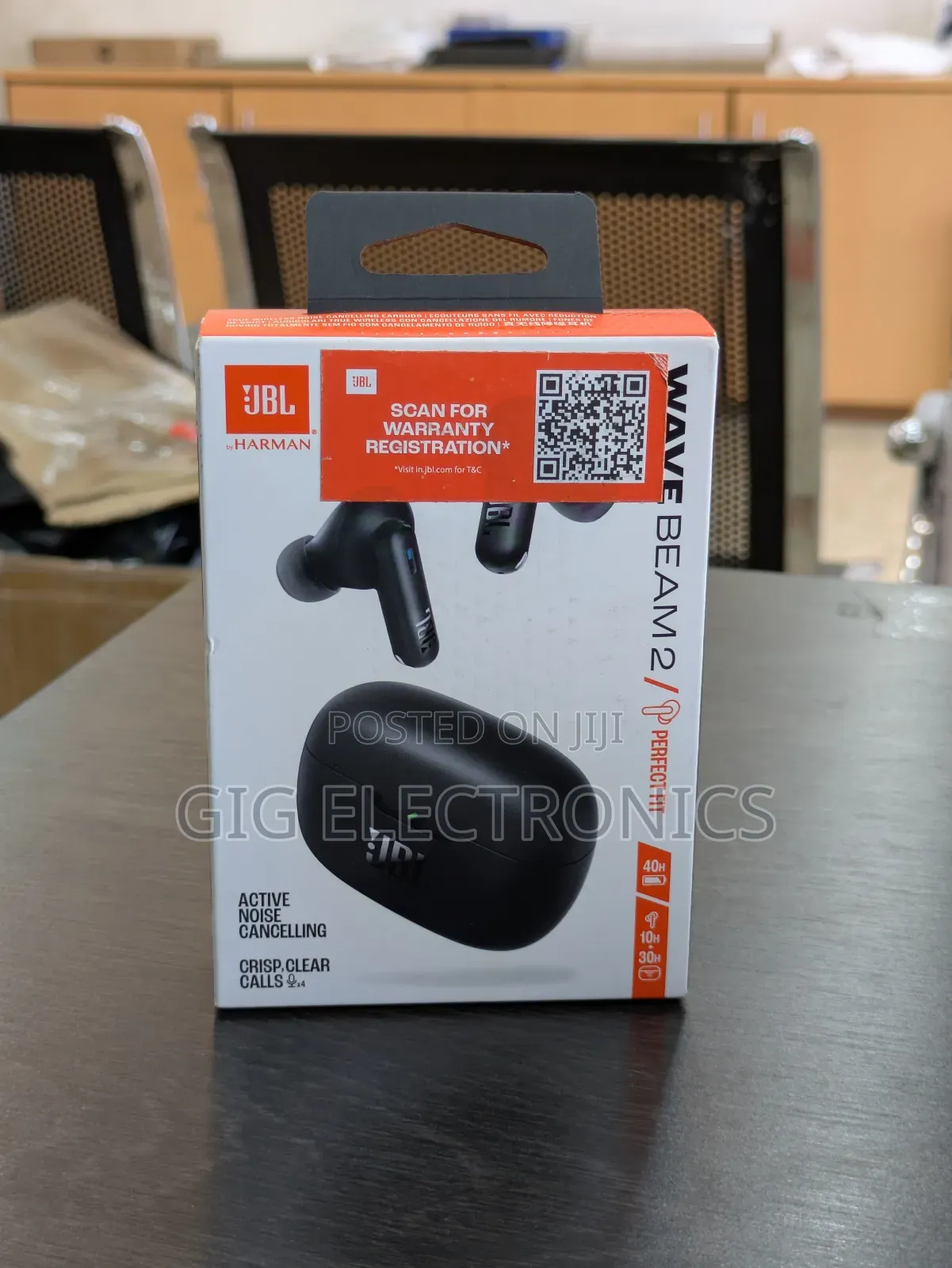 JBL Wave Beam 2 Wireless Noise Cancelling Bluetooth Earbuds