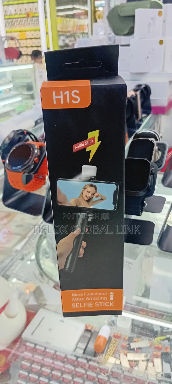 Selfy Stick With Light 1m(Uk)