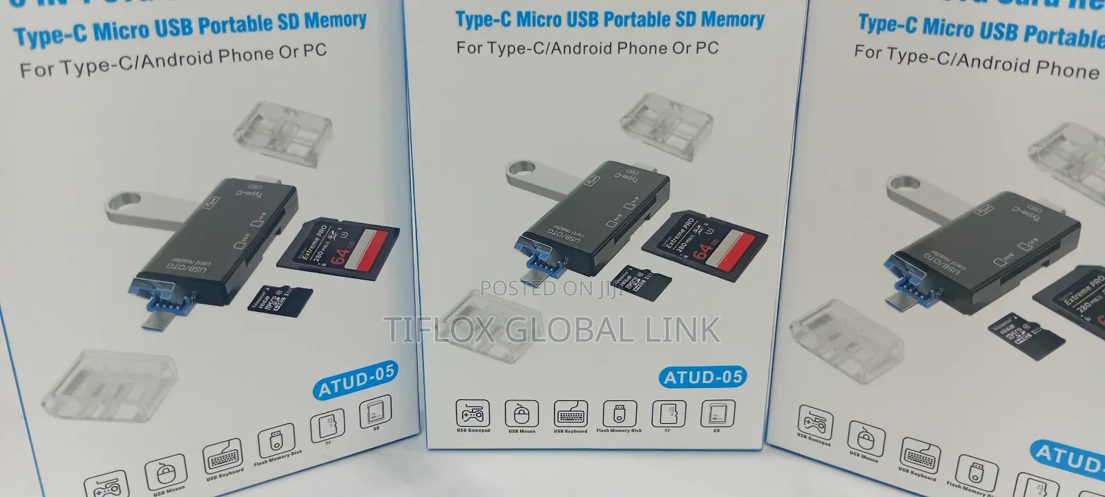 6in1 Otg Card Reader