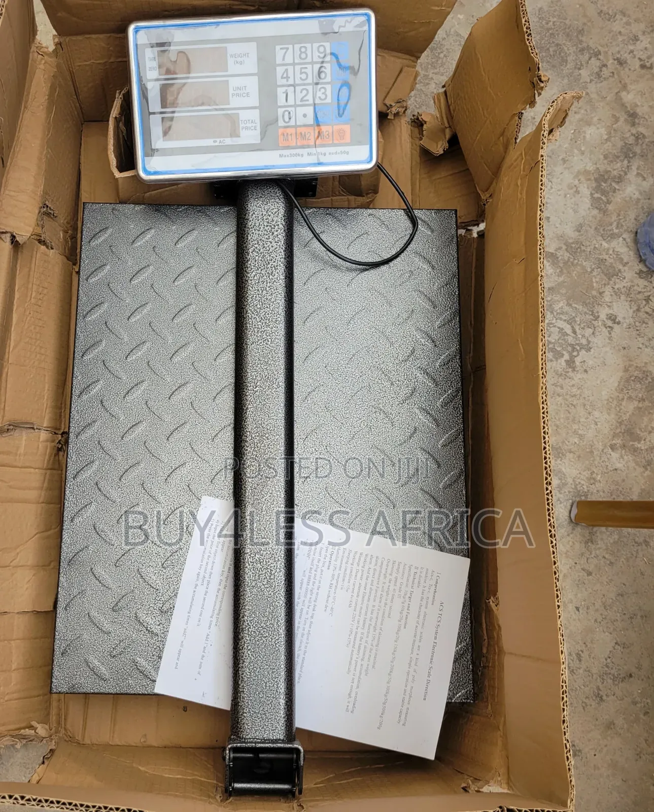200kg Digital Platform Weighing Scale Industrial Heavy Duty