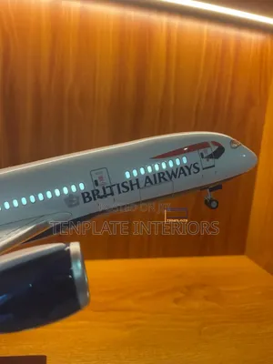 Led Airplane Model British Airways