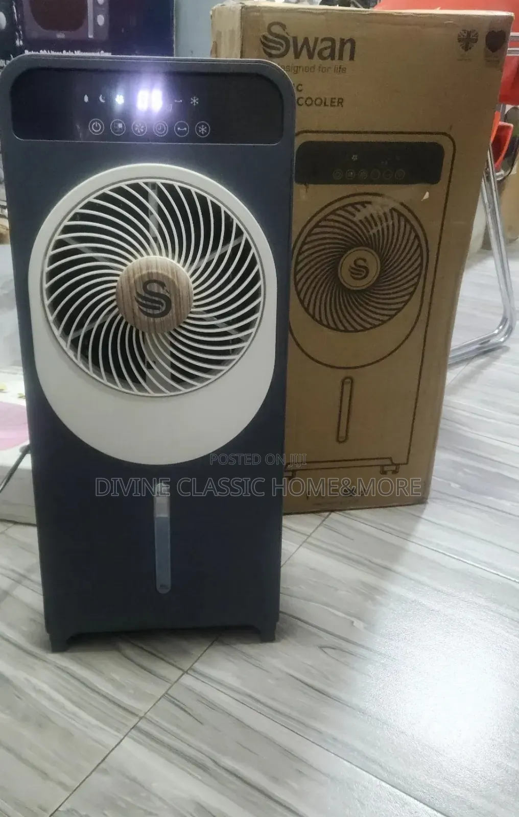 2in1 Swan Retro Air Cooler With 25speed Levels and a Remote