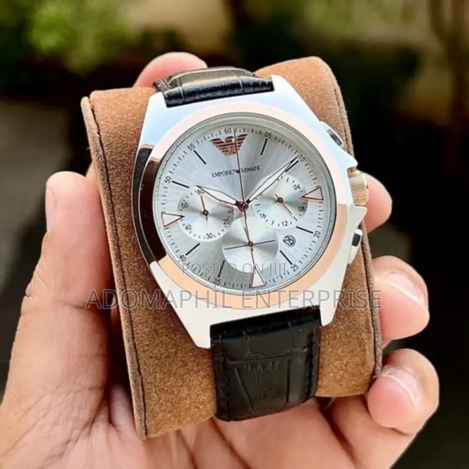 Chronograph Rubber Strap Watch