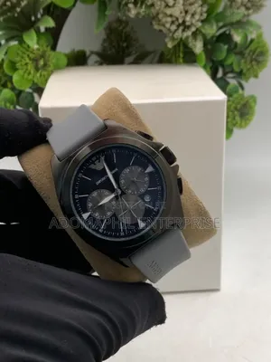 Chronograph Rubber Strap Watch