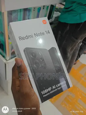 New Xiaomi Redmi Note 14 256 GB Black