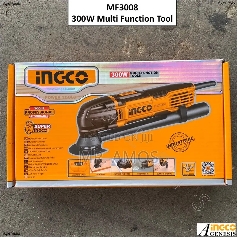 300 Watt Multi-Function Tool With 7pcs Accessories Set – Mf3008