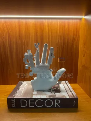 Mosaic Palm Hand Sculpture