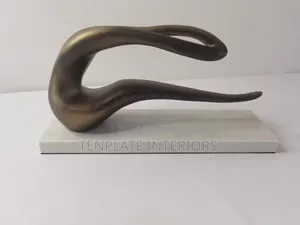 Abstract Sculpture On Marble Base