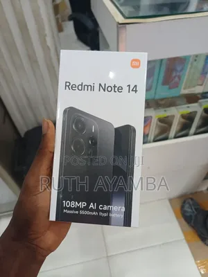 New Xiaomi Redmi Note 14 256 GB Black