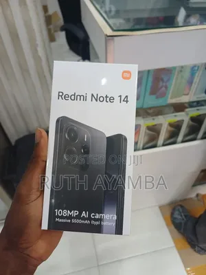 New Xiaomi Redmi Note 14 256 GB Black