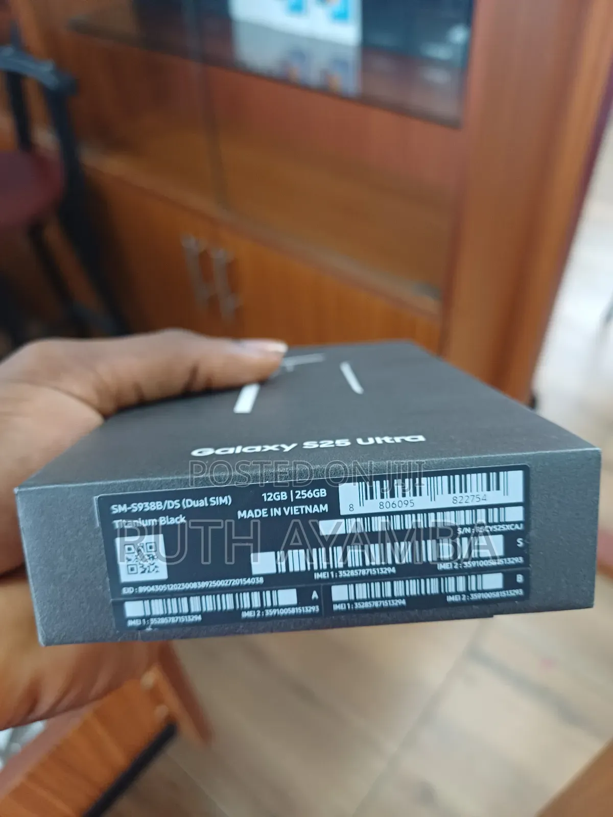New Samsung Galaxy S25 Ultra 256 GB Black