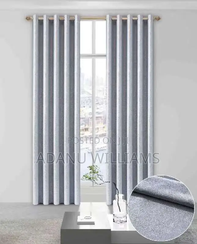 Top Notch 2in1 Curtains Set ( Available in Different Colors)