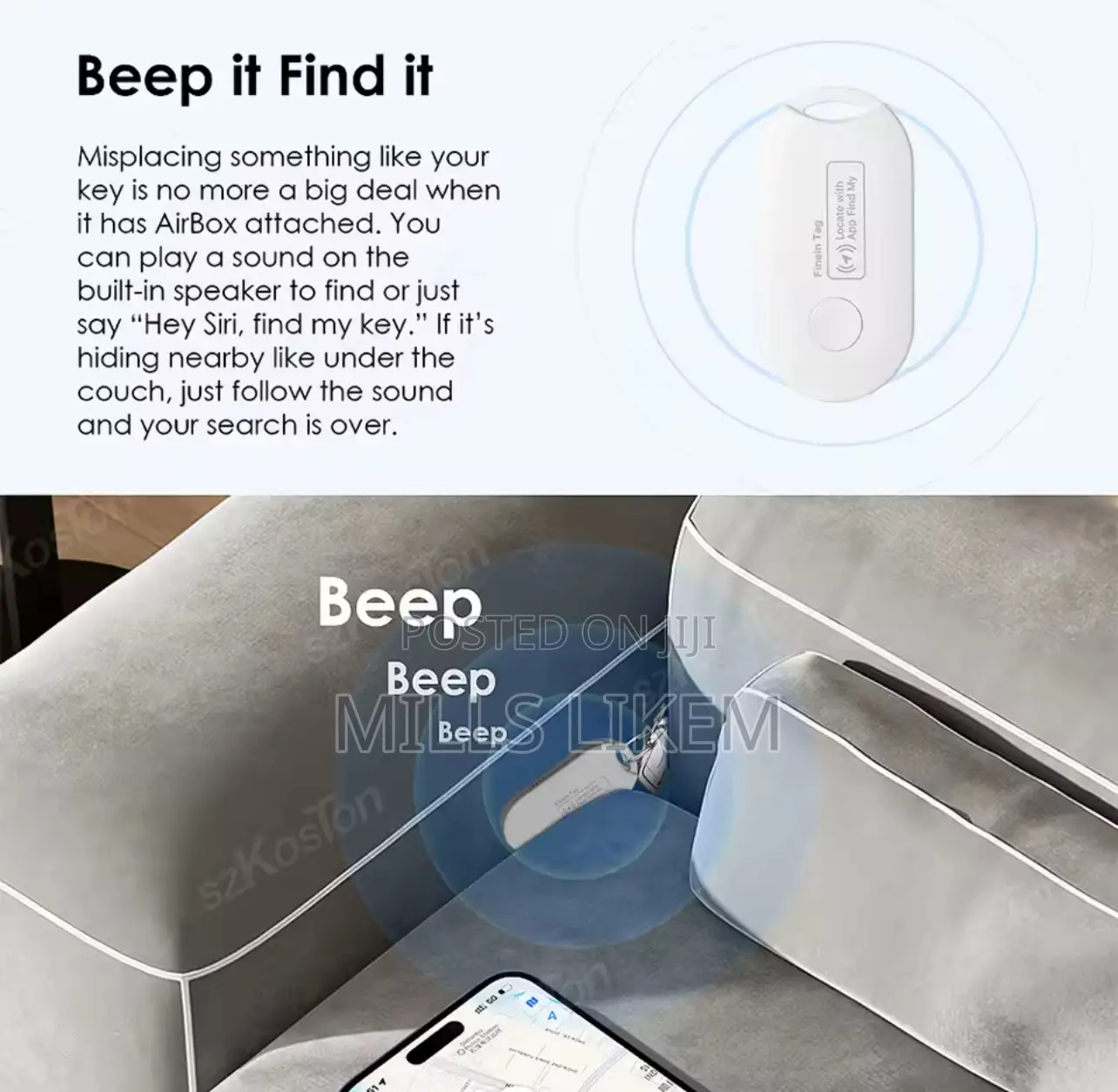 Air Tag Smart Tracker (For iPhones )