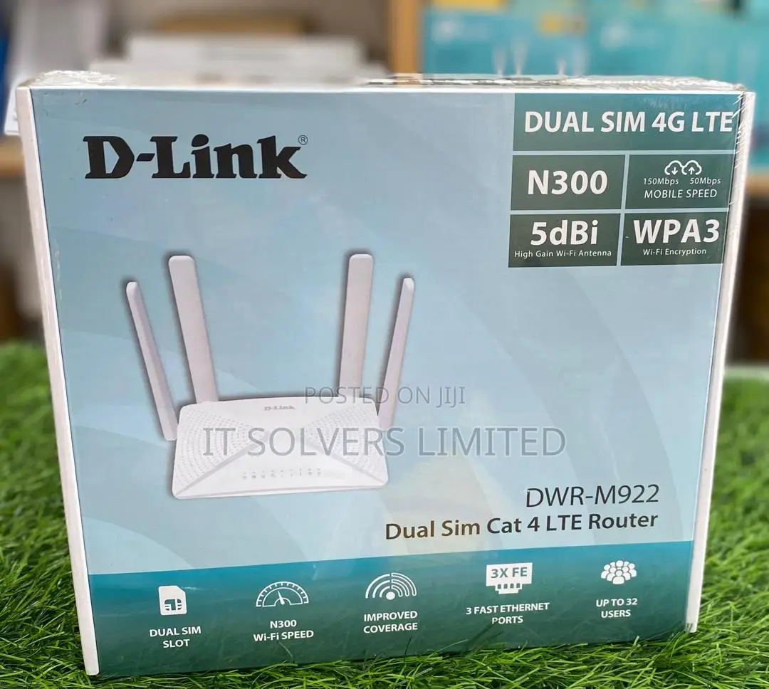 D-Link DWR-M922 4g Lte Wifi Antenna Router