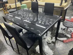 Dining Sets (Glass Dining Table With Four Chairs)