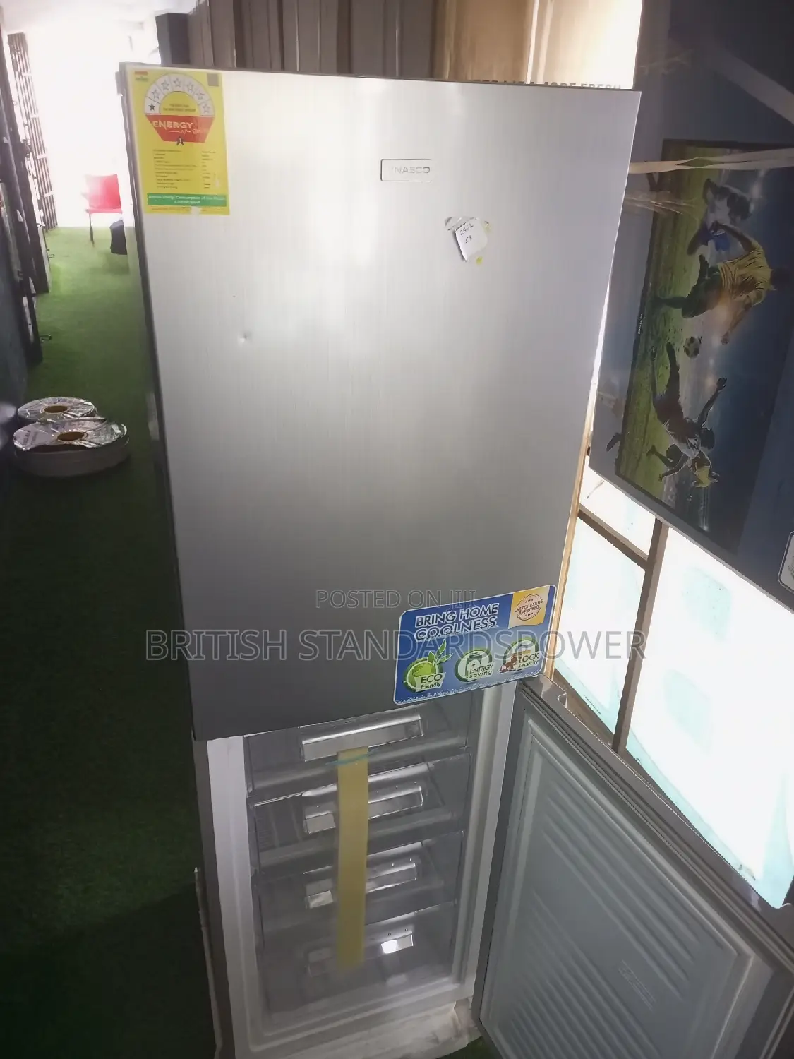 Merely Nasd2-33 Nasco Fridge Freezer 246l System