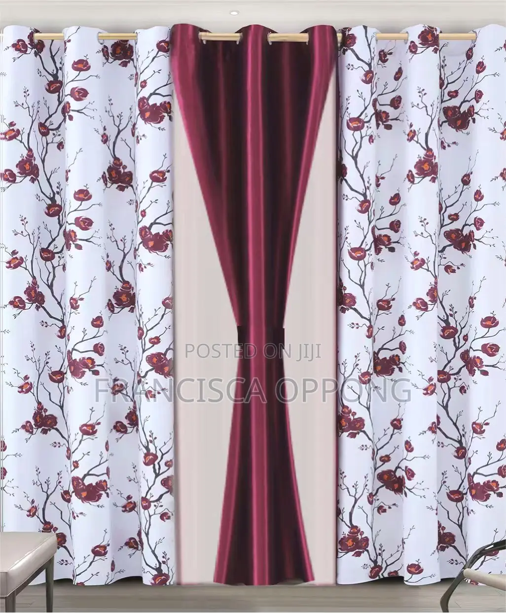 Extraordinary Superior Luxury Interior 3 Pieces Curtains