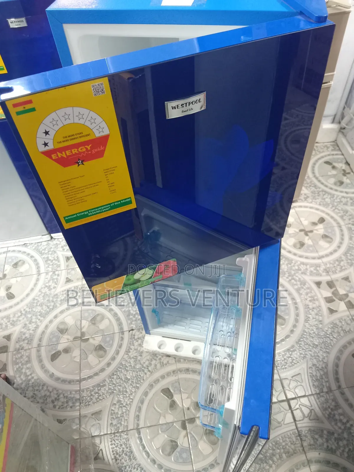Reliable Brand Westpool Double Door Westpool Top Freezer