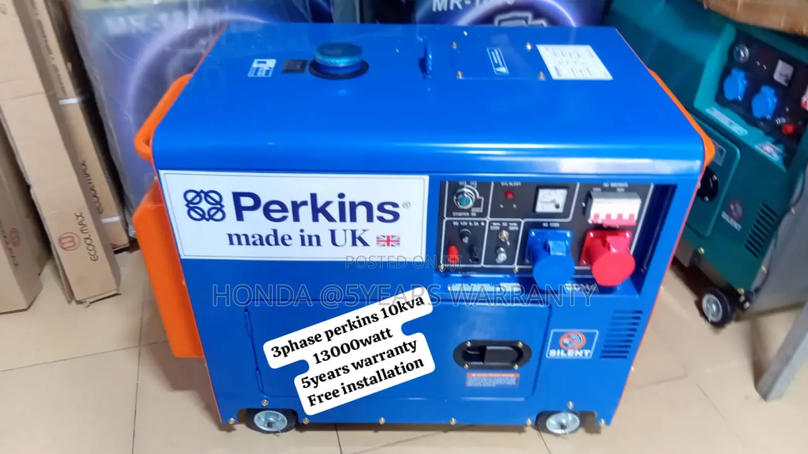 Sassy Energy Solutions 3phase Perkins 10kva 13000watt Diesel